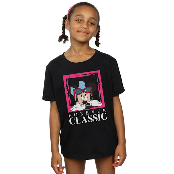 Disney Girls Minnie Mouse Forever Classic Bomull T-shirt 9-11 år Black 9-11 Years