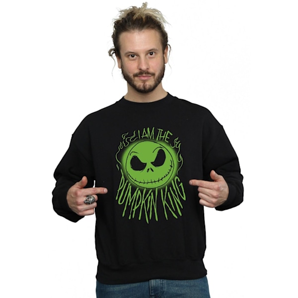 Disney Herr Nightmare Before Christmas Pumpkin King Sweatshirt Black L