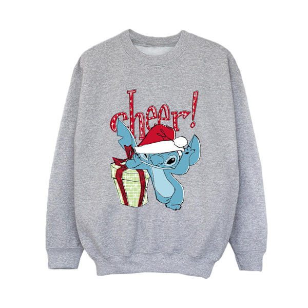 Disney Boys Lilo And Stitch Cheer Sweatshirt 3-4 År Sports G Sports Grey 3-4 Years
