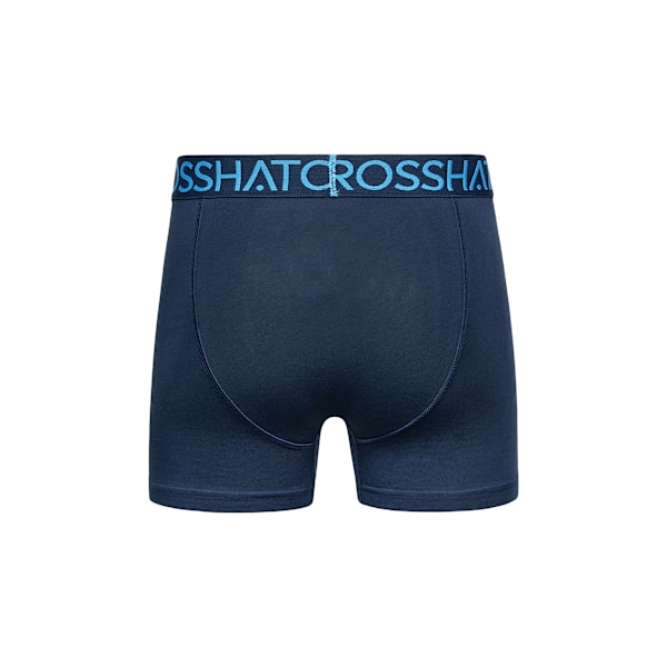 Crosshatch Chasma Boxershorts för män (3-pack) M Navy Navy M