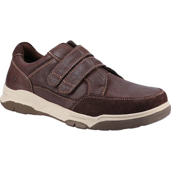 Hush Puppies Fabian Läder Dubbel Remskor 8 UK Brun Brown 8 UK