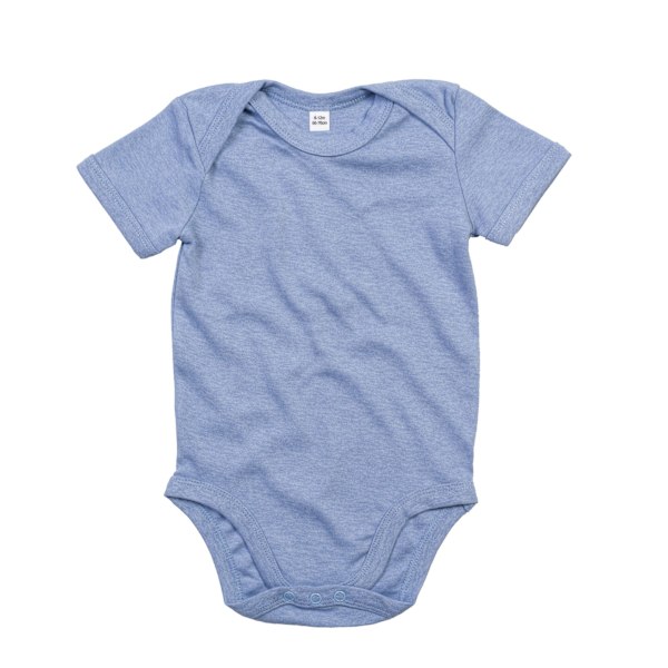 Babybugz Baby Heather Body 12-18 månader Heather Blue Heather Blue 12-18 Months