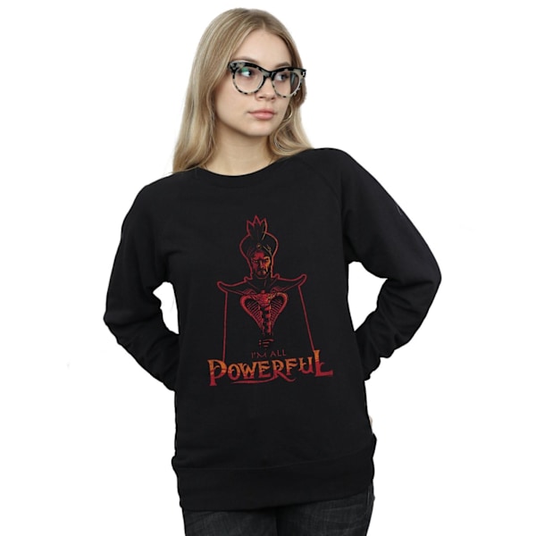 Disney Dam/Kvinnor Aladdin Film Jafar All Powerful Sweatshirt Black S