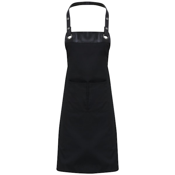 Premier Unisex Vuxen Espresso Full Apron One Size Svart/Svart Black/Black One Size