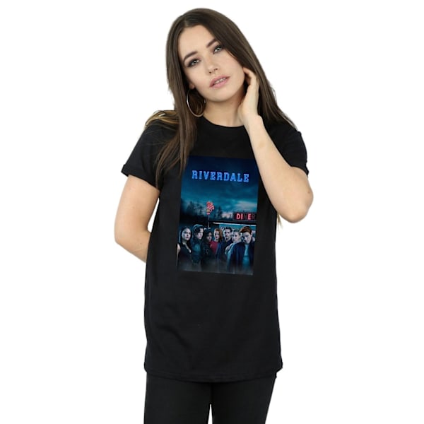 Riverdale Dam/Damer Die Diner Bomull Boyfriend T-shirt XL B Black XL