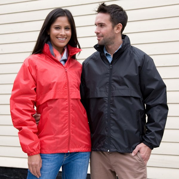Result Core Lättvikts Vattentät Sköld Vindtät Jacka för Herrar Red 2XL