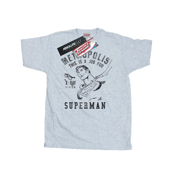 DC Comics Superman X-Ray T-shirt M Sports Grey Sports Grey M