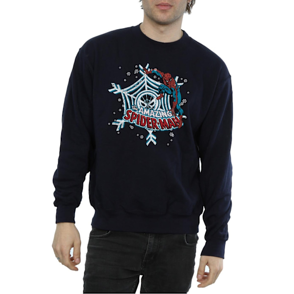 Marvel Jul Spider-Man Sweatshirt M Mörkblå Deep Navy M