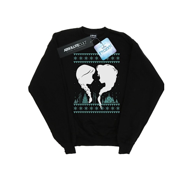 Disney Herr Frozen Jul Systrar Sweatshirt 4XL Svart Black 4XL