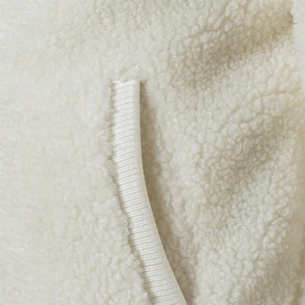 Minoti Flickjacka i Teddyfleece för flickor 10-11 år Off White Off White 10-11 Years