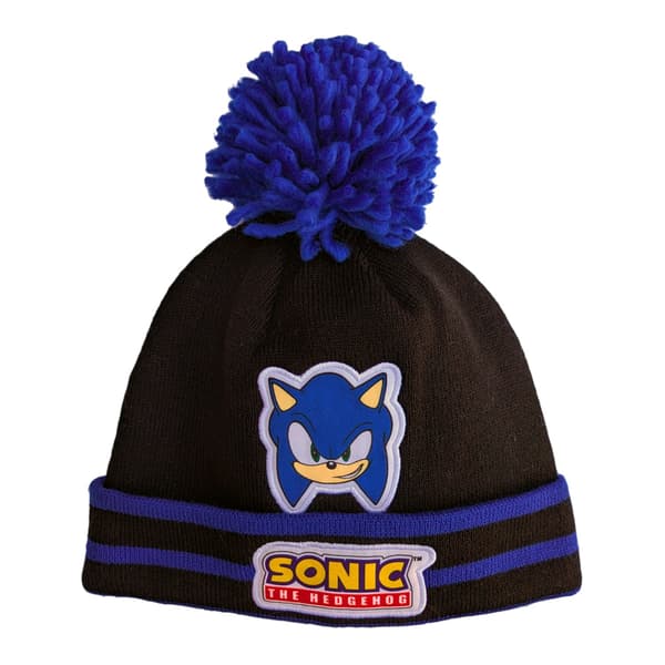 Sonic The Hedgehog Mössa & Vantar för barn Black 6-12 Years