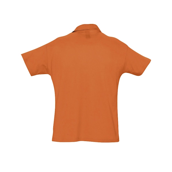 SOLS Herr Sommar II Pique Kortärmad Poloskjorta L Orange Orange L