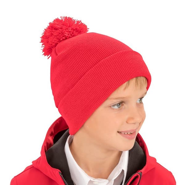 Result Dam/Dam Winter Essentials Pom Pom Mössa One Size Red One Size