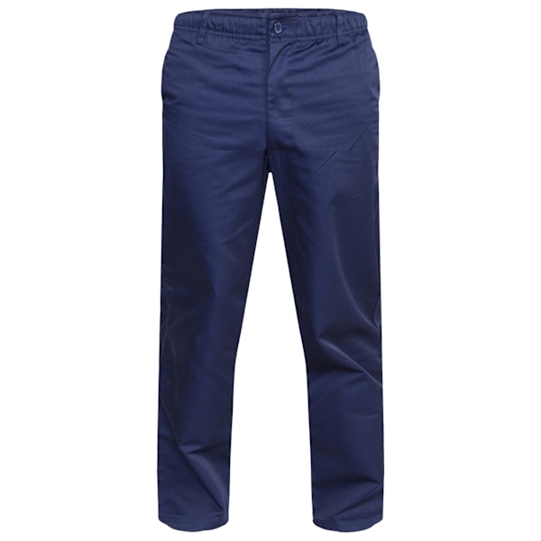 Duke Herr D555 Basilio Rugbybyxor med Elastisk Midja 34R Marinblå Navy 34R