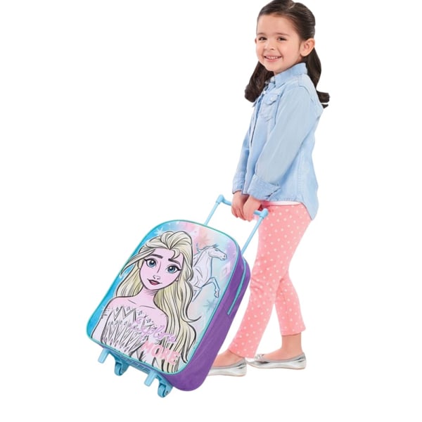 Frozen Wheeled Elsa Trolley Bag One Size Lila/Blå Purple/Blue One Size