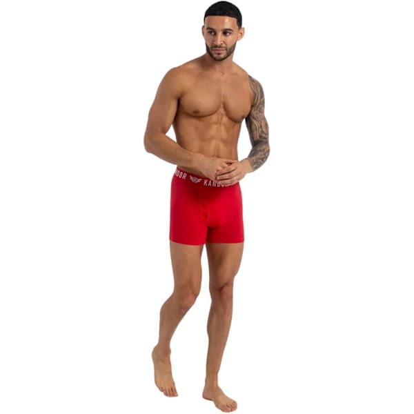 Kandor Herr Quinfly Bambus Boxer Shorts (7-pack) L Flerfärgad Multicoloured L