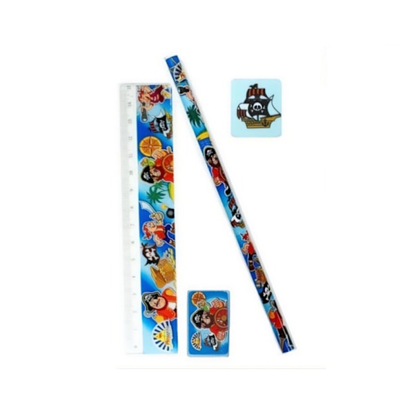 Playwrite Pirat Brevpapper Set En Storlek Flerfärgad Multicoloured One Size