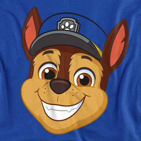 Paw Patrol Unisex Vuxen Grin Chase T-Shirt M Kungsblå Royal Blue M