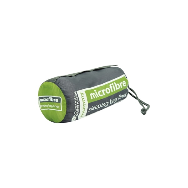 Mountain Warehouse Mikrofibrersovpåse för Mumie, En Storlek Grey One Size