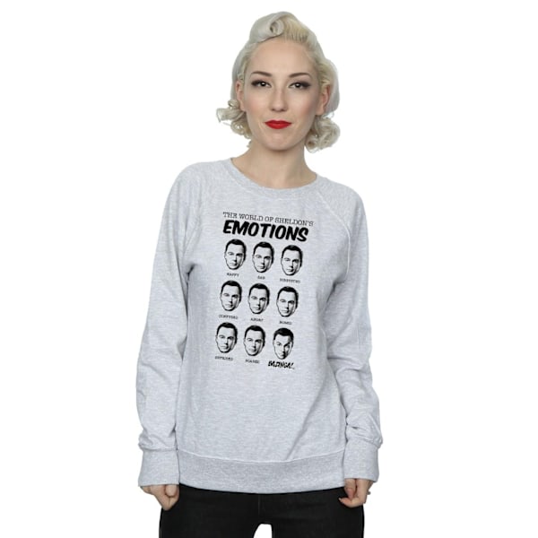 The Big Bang Theory Damtröja för kvinnor/damer Sheldon Emotions S Heather Grey S