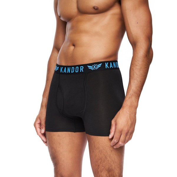 Kandor Bambers Bambu Boxerkalsonger för män (7-pack) M Gul Yellow M