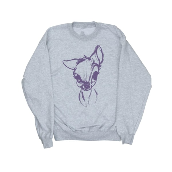 Disney Boys Bambi Mood Sweatshirt 12-13 år Sports Grey Sports Grey 12-13 Years