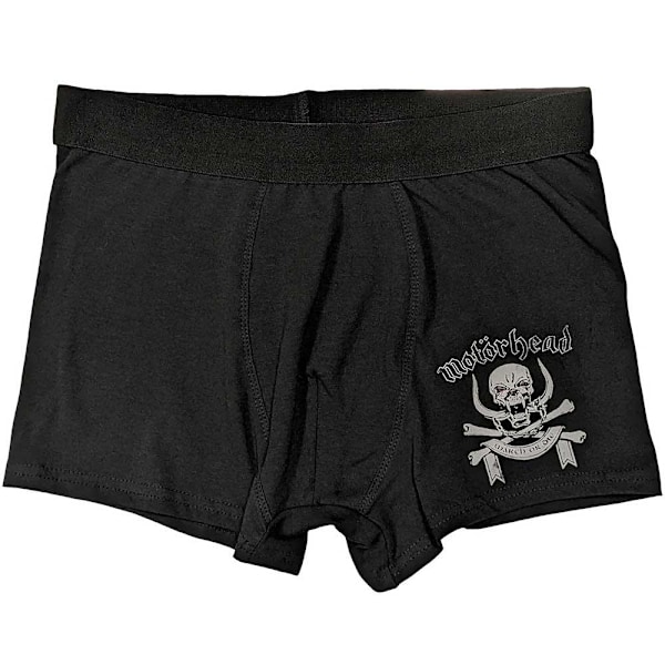 Motorhead Unisex Adult March Or Die Boxershorts S Svart Black S