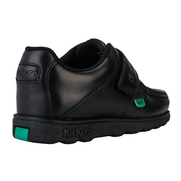 Kickers Pojkar Fragma Lo Läderremmar Skor 2.5 UK Svart Black 2.5 UK
