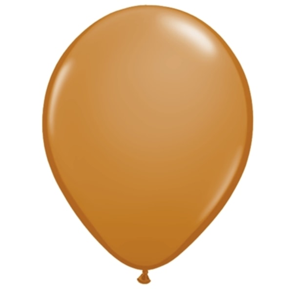 Qualatex Latex Plain Ballonger (Förpackning om 100) 5in Mocha Brun Mocha Brown 5in