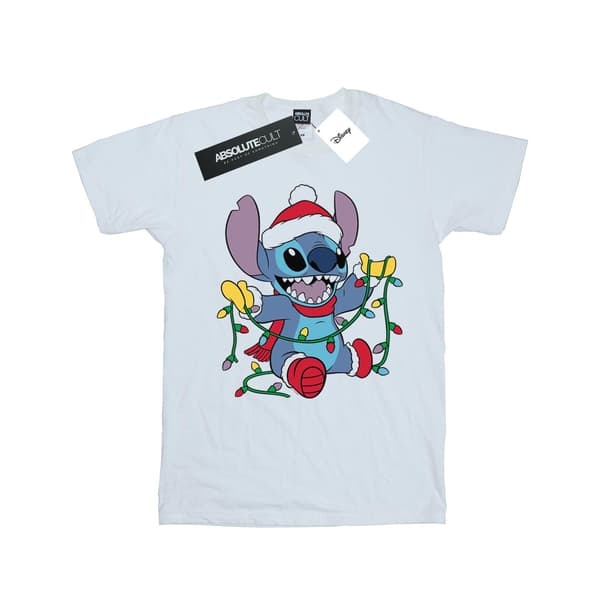 Disney Dam Lilo och Stitch Julbelysning Bomulls Bo White S