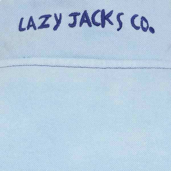 Lazy Jacks Pique Quarter Zip Tröja för Herr L Sky Sky L