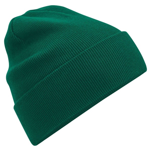 Beechfield Original Organic Cotton Cuffed Beanie One Size Bottl Bottle Green One Size