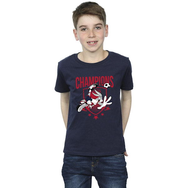 Looney Tunes Boys Bugs Bunny Champions T-Shirt 3-4 år Marinblå B Navy Blue 3-4 Years