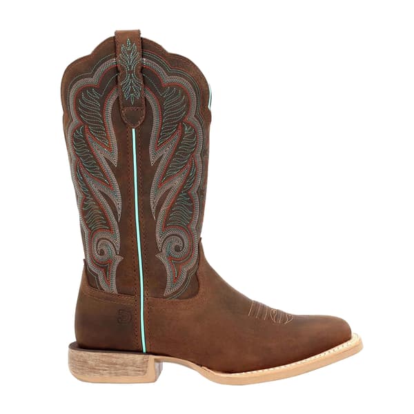 Durango Dam/Dam Lady Rebel Pro Cowboy i fullnarvsläder Juniper Brown 6.5 UK