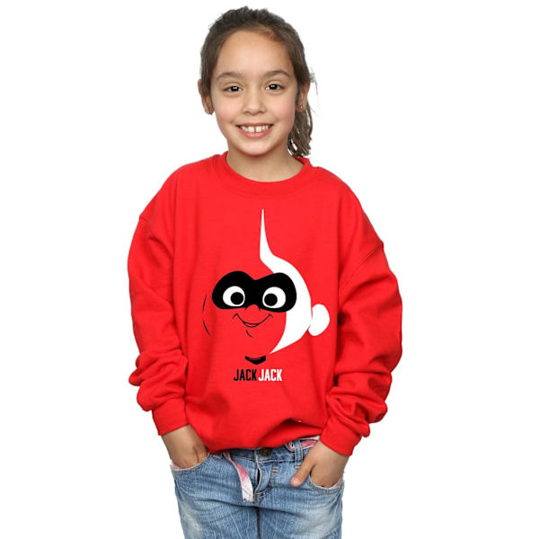 Disney Girls Incredibles 2 Incredible Baby Sweatshirt 3-4 år Red 3-4 Years
