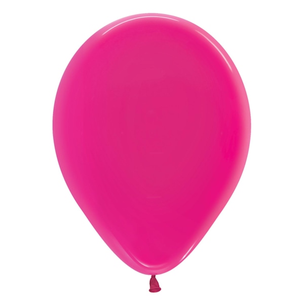 Amscan Sempertex Latex Crystal Ballonger (Förpackning om 100) En Storlek Fuchsia One Size