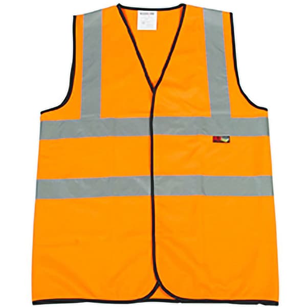 Warrior Herr Hög Synlighet Säkerhetsväst / Väst M Fluorescerande Fluorescent Orange M
