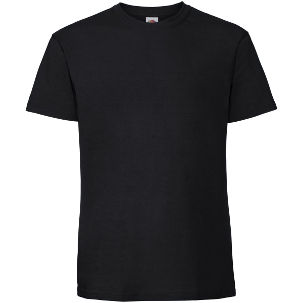 Fruit Of The Loom Mens Iconic 195 Ringspun Premium T-shirt 4XL U Black 4XL UK
