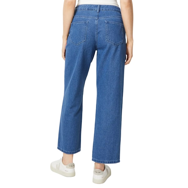 Principles Dam/Kvinna Denim Straight Leg Jeans Storlek 14 UK Mellersta Blå Mid Blue 14 UK R