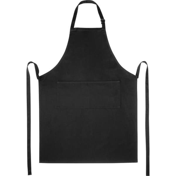 Unisex Andrea Justerbar Halsrem Förkläde En Storlek Solid Solid Black One Size
