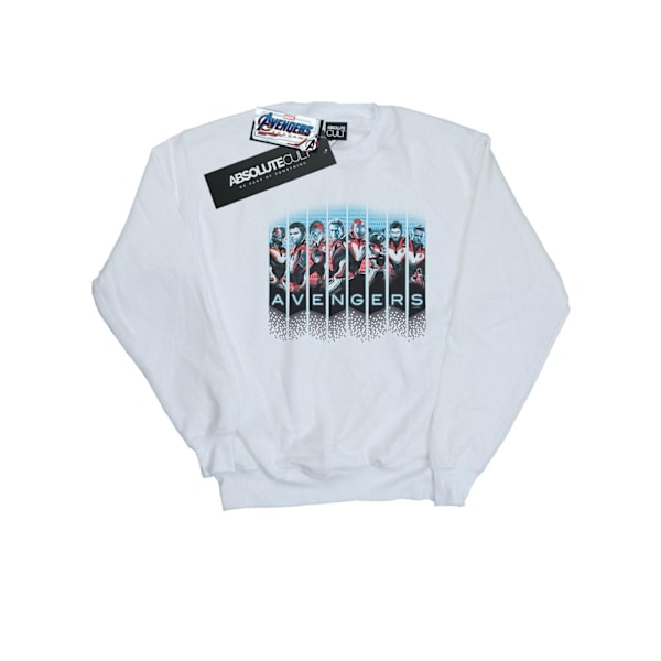 Marvel Boys Avengers Endgame Team Tech Assemble Sweatshirt 7-8 White 7-8 Years