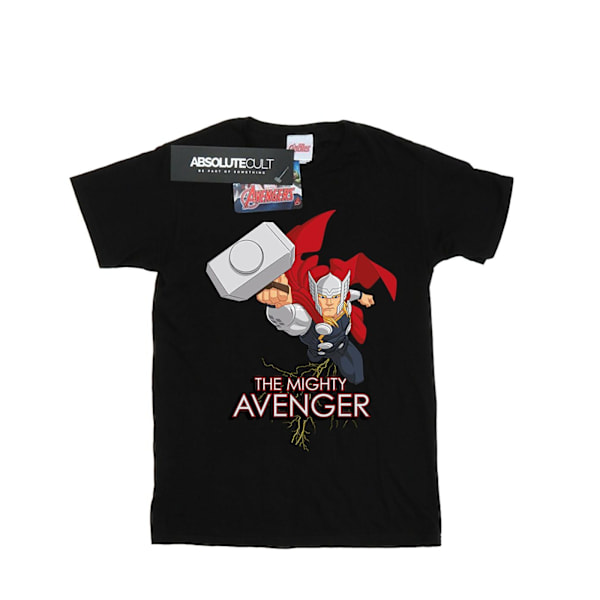 Marvel Dam/Damer Thor The Mighty Avenger Bomull Boyfriend T-Shirt Black XL