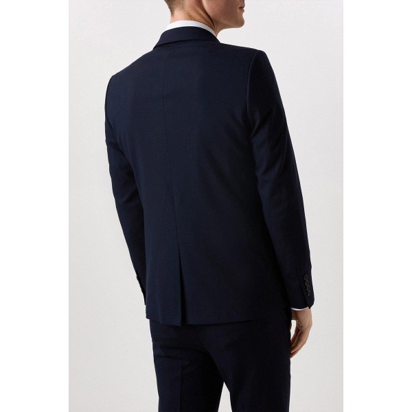 Burton Essential Single-Breasted Skinny Suit Jacket 42L Na Navy 42L