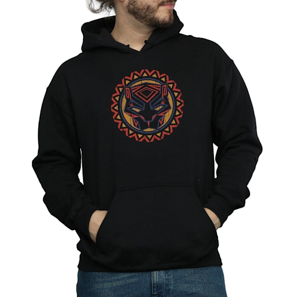 Marvel Herr Svart Panther Tribal Panther Icon Hoodie 3XL Svart Black 3XL