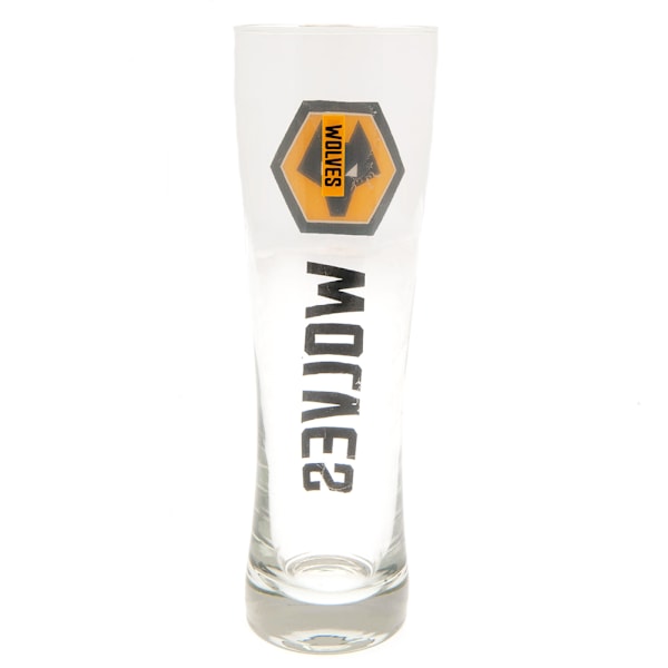 Wolverhampton Wanderers FC Högt Ölglas En Storlek Genomskinlig Clear One Size