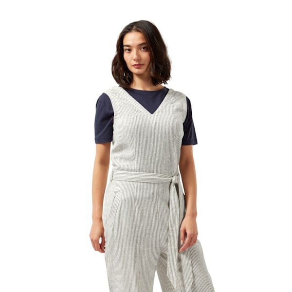 Craghoppers Dam/Dam Kalela NosiBotanical Jumpsuit 16 UK C Cool White/Navy 16 UK