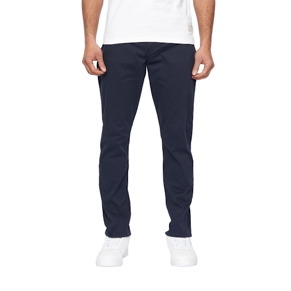 Duck and Cover Herr Franztown Slim Chinos 32R Marinblå Navy 32R