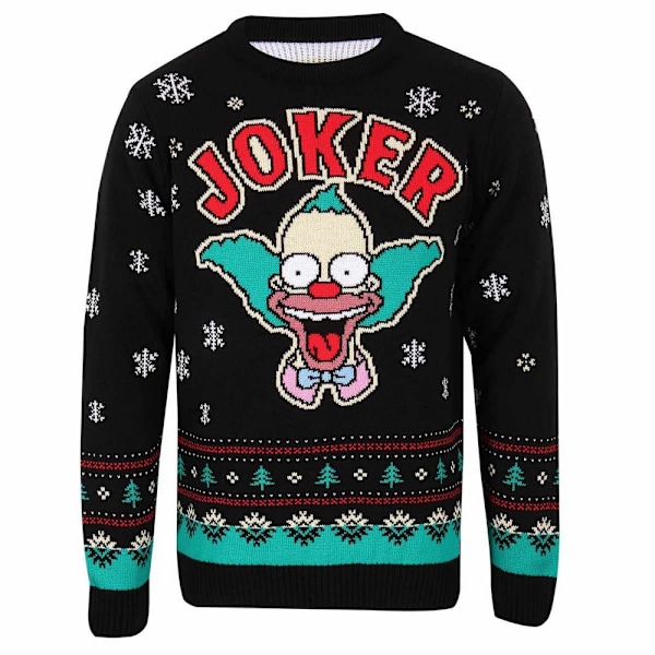 The Simpsons Unisex Vuxen Joker Stickad Tröja L Svart Black L