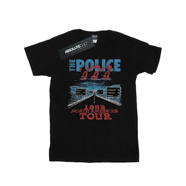 The Police Girls North American Tour V2 Bomull T-shirt 9-11 år Black 9-11 Years