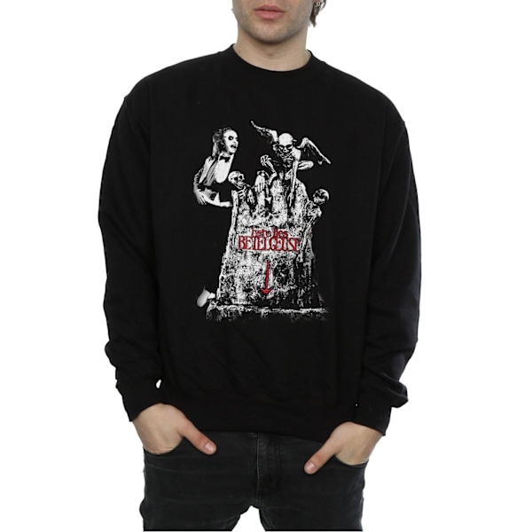 Beetlejuice Herr Graveyard Pose Sweatshirt L Svart Black L